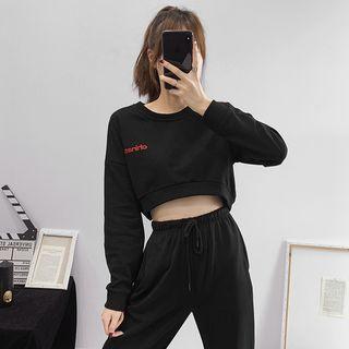 Loose-fit Crop Sweatshirt
