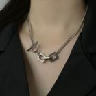 Hoop Necklace Silver - 44cm