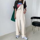 Wide-leg Jumper Jeans Almond - One Size