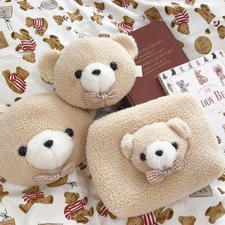 Fleece Bear Crossbody Bag / Coin Purse