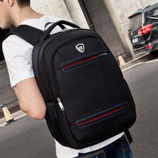 Contrast Stitching Oxford Backpack