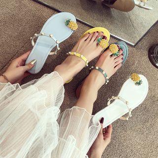 Fruit Embellishment Sandals