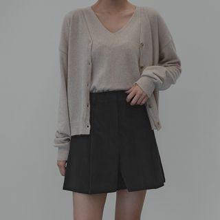 Pintuck Corduroy Shorts