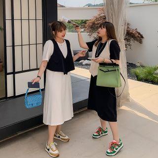 Short-sleeve T-shirt Dress / Vest