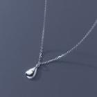 Waterdrop Necklaces 1pc - Silver - One Size