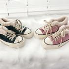 Fleece-lined Faux-suede Sneakers