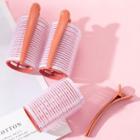 Set Of 3 : Hair Roller Set Of 3 - Yp-b17 - Pink - One Size