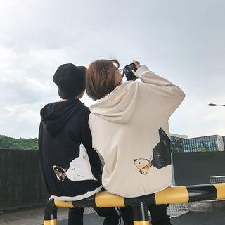 Couple Matching Cat Hooded Pullover