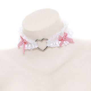 Bow / Heart Lace Choker