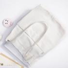 Crossbody Canvas Tote Bag White - One Size