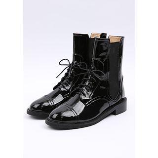 Gore-side Short Military Boots