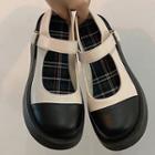 Platform Two-tone Mary Jane Shoes