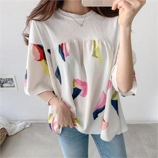 Patterned A-line Top