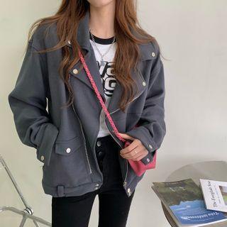Oversize Lapel Jacket Cargo Jacket