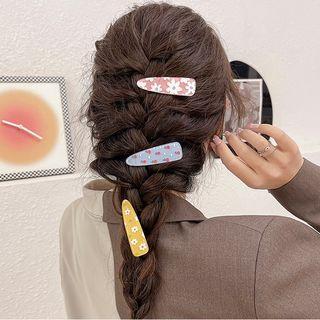 Print Resin Hair Clip (various Designs) / Set