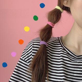 Set Of 50: Plain Hair Tie 01 - Multicolor - One Size
