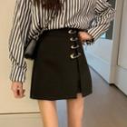 Pin Mini A-line Skirt
