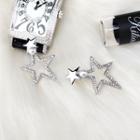 Cz Star Drop Earrings