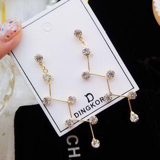 Twig Rhinestone Earring