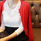Round-neck Lace Top