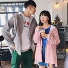 Couple Matching Hooded Button Jacket