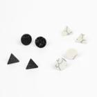 Circle / Triangle Marble Earring