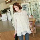 Pointelle Knit Sweater