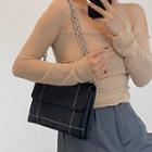 Flap Chain Shoulder Bag Black - One Size