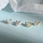 Silver Swan Earring