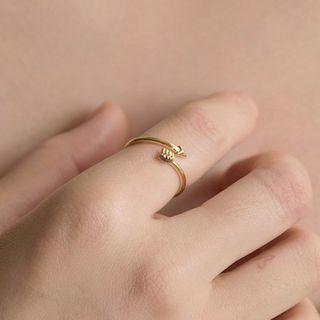 Alloy Open Ring B-930 - Gold - One Size