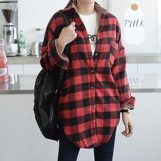 Fleece-lined Check Lumberjack Shirt