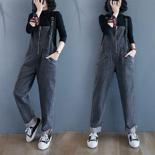 Zip-front Jumper Jeans