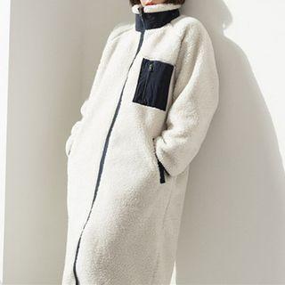 Long Fleece Zip Jacket
