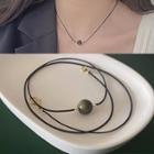 Gemstone Bead Pendant String Necklace