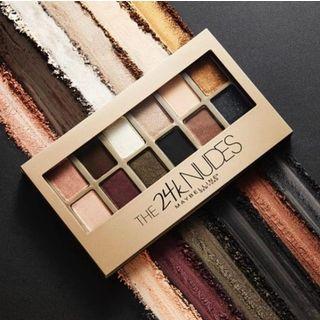 Maybelline - The 24k Nudes Eyeshadow Palette Gold