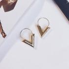 Letter V Earring