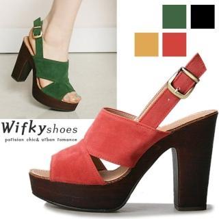 Chunky-heel Sandals