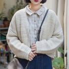 Cropped Cardigan As Shown In Figure - One Size