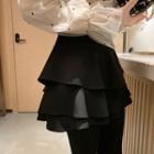 Mini A-line Tiered Skirt