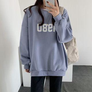 Fleece-lined Number Sweatshirt