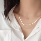 Layered Stainless Steel Necklace