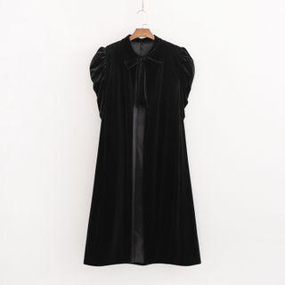 Sleeveless A-line Coat Dress