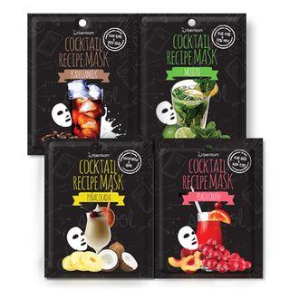 Berrisom - Cocktail Recipe Mask 10pcs (4 Types) Peach Crush