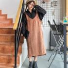 Strap Corduroy Dress