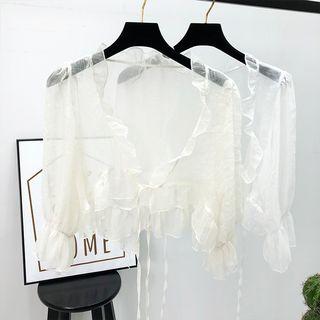 Sheer Chiffon Light Cape
