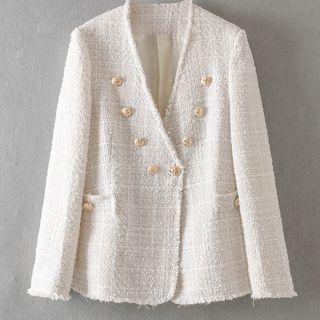 Double Breasted Tweed Jacket