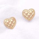 Alloy Heart Earring S926 Silver Needle - One Size