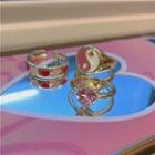 Heart Alloy Open Ring (various Designs)