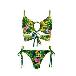 Laced Patterned Bikini
