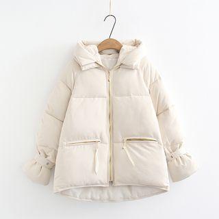 Plain Padded Zip Coat